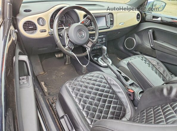 3VW5DAAT4KM512219 2019 VOLKSWAGEN BEETLE Blue Առջևի վահանակի տեսք