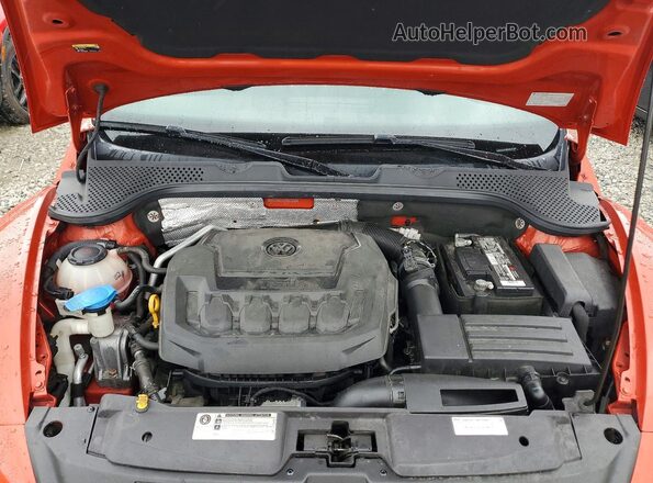 3VW5DAAT6JM502368 2018 VOLKSWAGEN BEETLE Orange უკანა სალონის ხედი