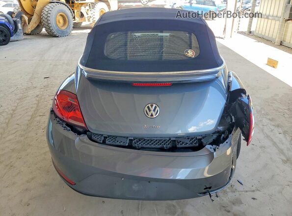 3VW5DAATXJM502227 2018 VOLKSWAGEN BEETLE Gray Widok z tyłu