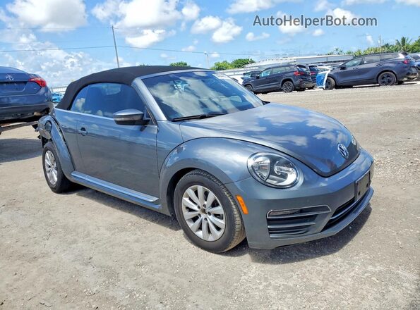 3VW5DAATXJM502227 2018 VOLKSWAGEN BEETLE Gray Przód prawy