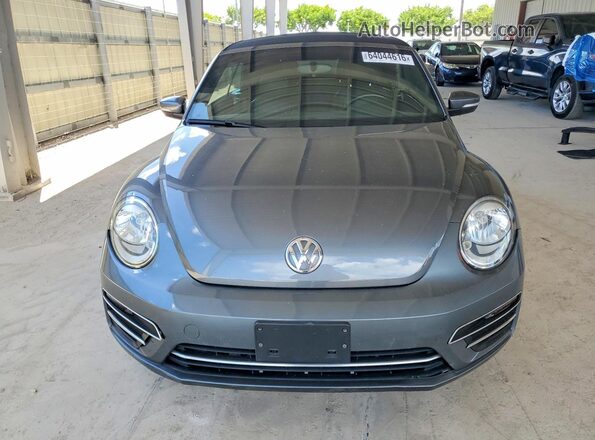 3VW5DAATXJM502227 2018 VOLKSWAGEN BEETLE Gray Widok z przodu