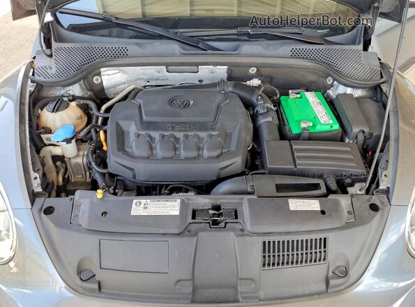 3VW5DAATXJM502227 2018 VOLKSWAGEN BEETLE Gray Widok wnętrza z tyłu