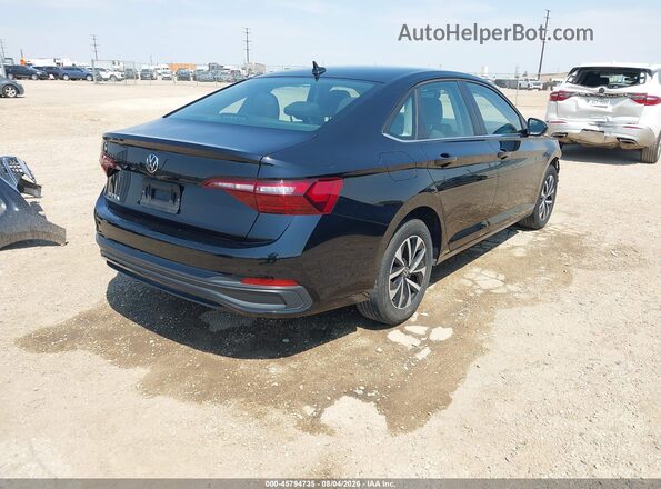 3VW5M7BU0RM093256 2024 VOLKSWAGEN JETTA Black Tył prawy