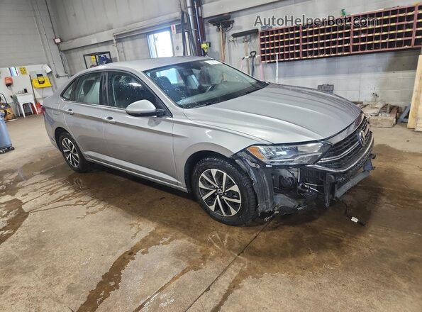 3VW5M7BU2RM037285 2024 VOLKSWAGEN JETTA Gray Widok naklejki z numerem VIN