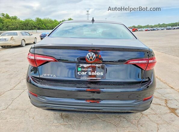 3VW5M7BU2RM092612 2024 VOLKSWAGEN JETTA Черный Вид сзади