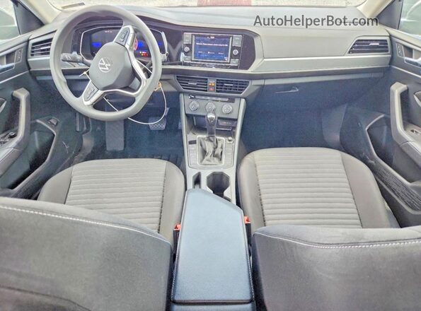3VW5M7BU7PM031141 2023 VOLKSWAGEN JETTA Black Առջևի վահանակի տեսք