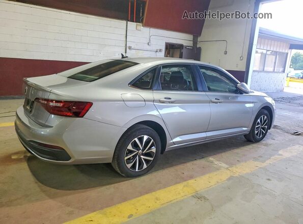 3VW5M7BUXRM078652 2024 VOLKSWAGEN JETTA Серый Задняя правая четверть
