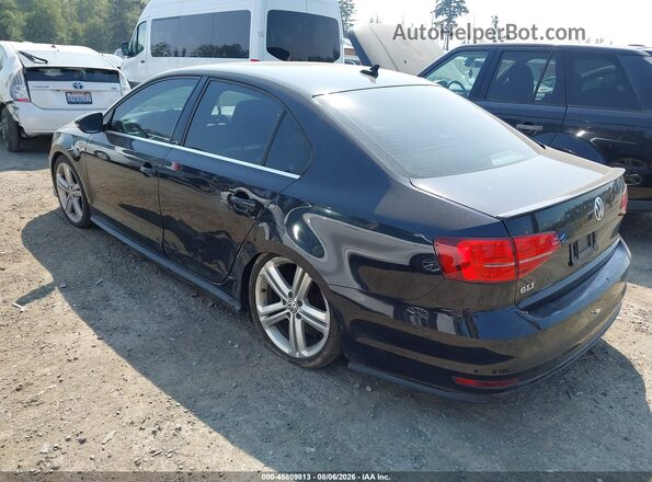 3VW5T7AJ0HM314069 2017 VOLKSWAGEN JETTA Черный Задняя левая четверть