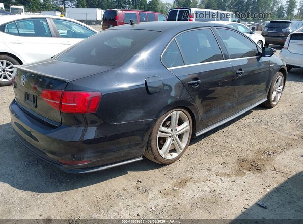 3VW5T7AJ0HM314069 2017 VOLKSWAGEN JETTA Черный Задняя правая четверть