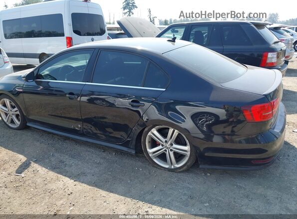 3VW5T7AJ0HM314069 2017 VOLKSWAGEN JETTA Черный Вид задней части салона