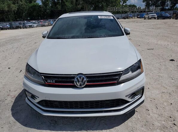 3VW5T7AJ5HM280596 2017 VOLKSWAGEN JETTA Белый Вид спереди