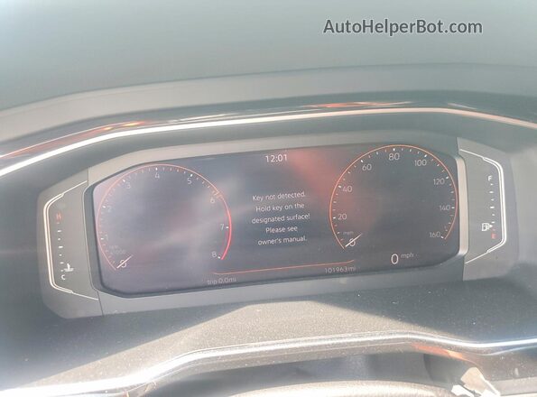 3VW5T7BU4MM006406 2021 VOLKSWAGEN JETTA White Instrument cluster view