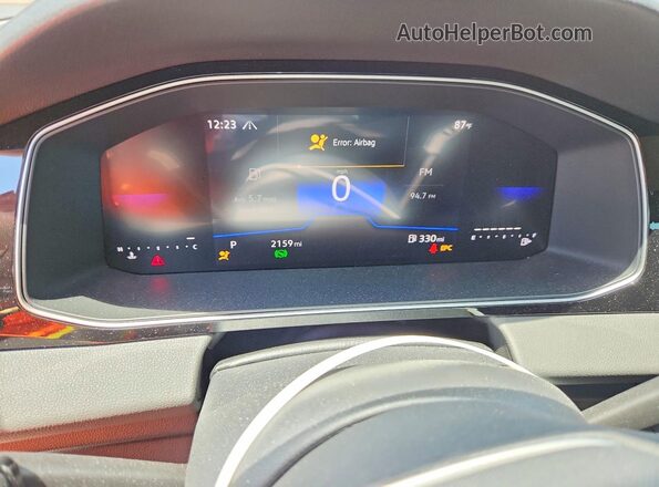 3VW5W7BU1TM019314 2026 VOLKSWAGEN JETTA White Instrument cluster view