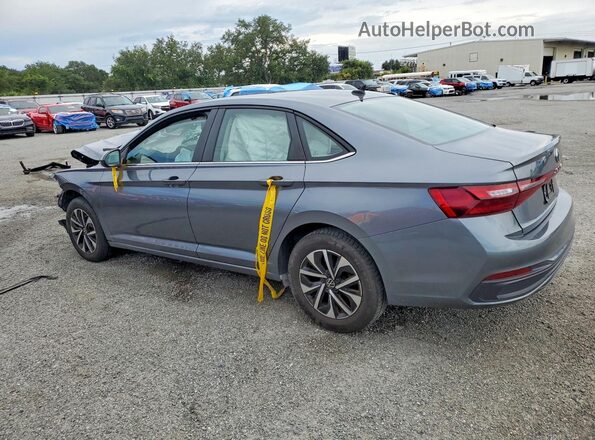 3VW5X7BU0SM028047 2025 VOLKSWAGEN JETTA Gray Trasero izquierdo