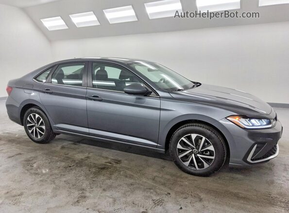 3VW5X7BU1SM015209 2025 VOLKSWAGEN JETTA Gray Передня права чверть