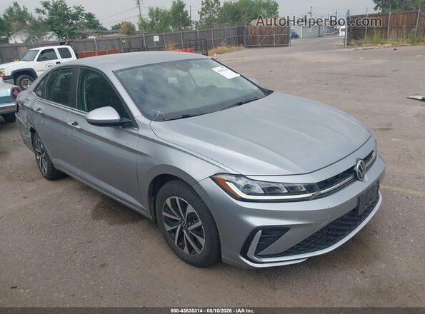 3VW5X7BU3SM011985 2025 VOLKSWAGEN JETTA Серый Вид задней части салона