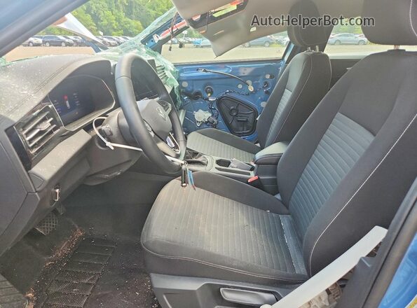3VW5X7BU6SM095719 2025 VOLKSWAGEN JETTA Blue წინა სალონის ხედი