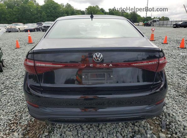 3VW5X7BU9SM028886 2025 VOLKSWAGEN JETTA Black Вид ззаду