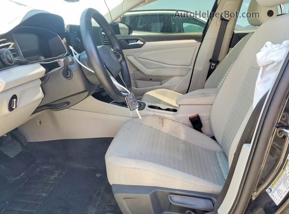 3VW5X7BU9SM044263 2025 VOLKSWAGEN JETTA Black Front interior view