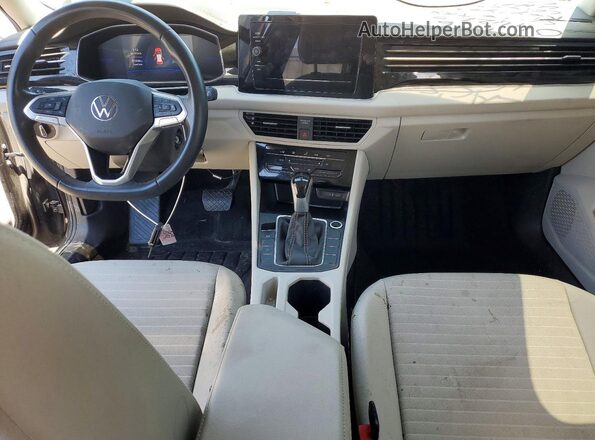 3VW5X7BU9SM044263 2025 VOLKSWAGEN JETTA Black Dashboard view