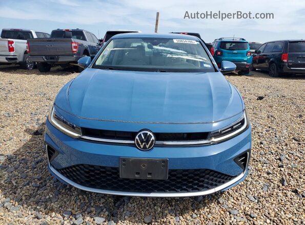 3VW5X7BUXSM034762 2025 VOLKSWAGEN JETTA Blue Widok z przodu