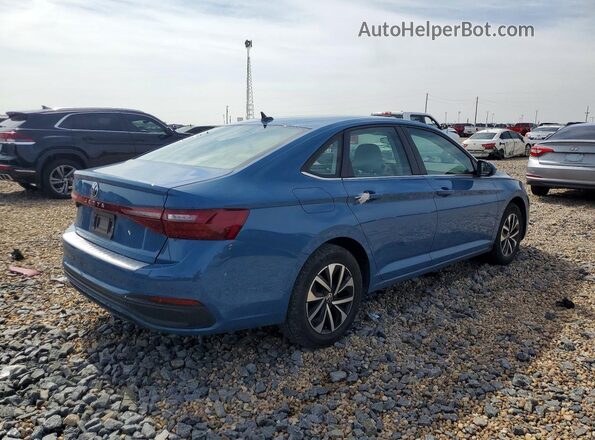3VW5X7BUXSM034762 2025 VOLKSWAGEN JETTA Blue Tył prawy