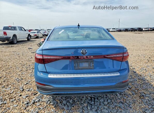 3VW5X7BUXSM034762 2025 VOLKSWAGEN JETTA Blue Widok z tyłu