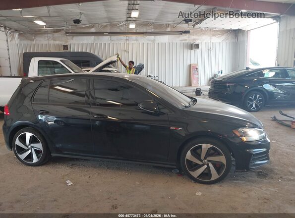 3VW6T7AU1MM005722 2021 VOLKSWAGEN GOLF Black უკანა სალონის ხედი