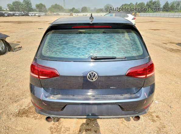 3VW6T7AU8MM005975 2021 VOLKSWAGEN GTI Серый Вид сзади