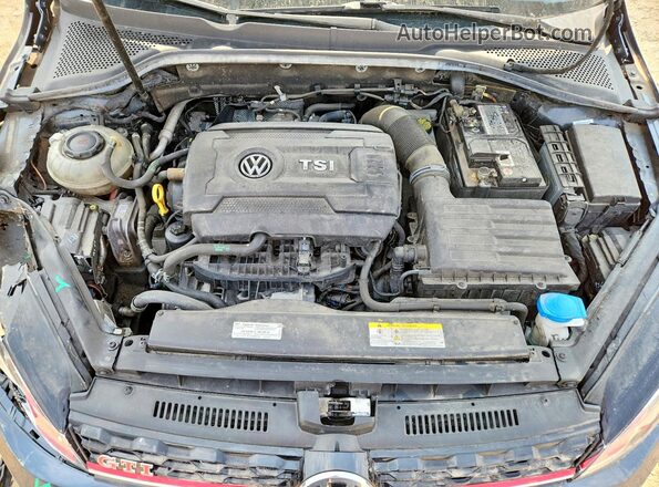 3VW6T7AU8MM005975 2021 VOLKSWAGEN GTI Серый Вид задней части салона