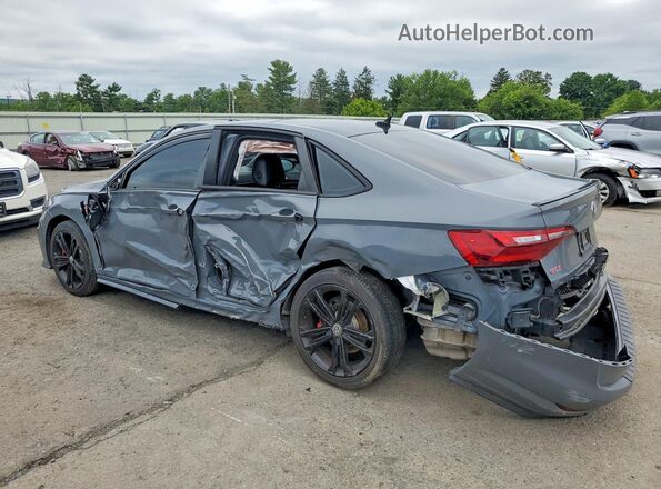 3VW6T7BU2MM091508 2021 VOLKSWAGEN JETTA Gray Rear left
