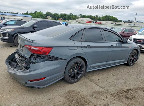 3VW6T7BU2MM091508 2021 VOLKSWAGEN JETTA Gray Rear right
