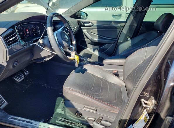 3VW6T7BU9KM247296 2019 VOLKSWAGEN JETTA Черный Вид салона спереди