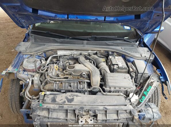 3VW7M7BU2NM021672 2022 VOLKSWAGEN JETTA Blue Widok z tyłu