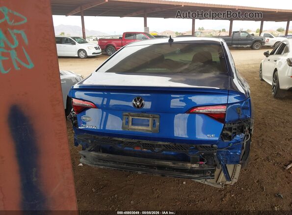 3VW7M7BU2NM021672 2022 VOLKSWAGEN JETTA Blue 