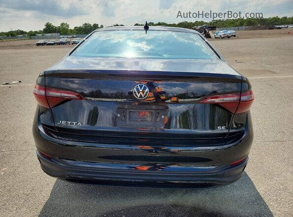 3VW7M7BU2PM027054 2023 VOLKSWAGEN JETTA Black Вид ззаду