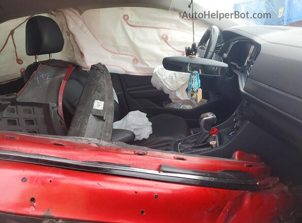 3VW7M7BU2PM051712 2023 VOLKSWAGEN JETTA Красный Вид салона спереди