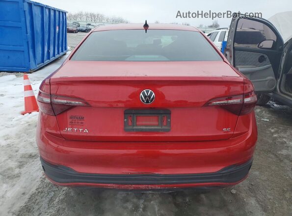 3VW7M7BU2PM051712 2023 VOLKSWAGEN JETTA Красный Вид сзади