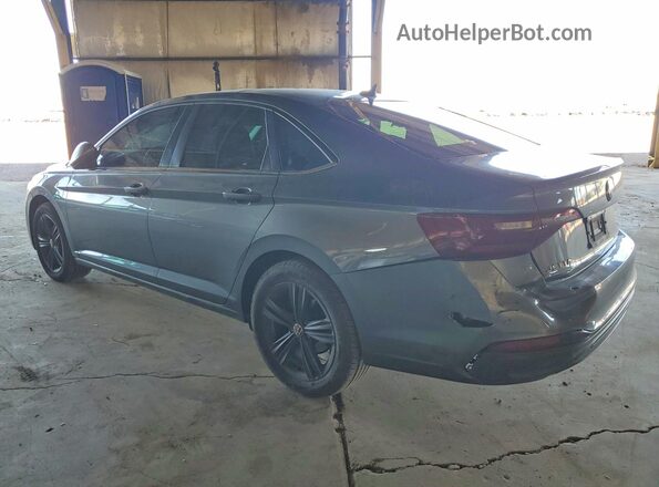 3VW7M7BU3NM031756 2022 VOLKSWAGEN JETTA Gray Trasero izquierdo