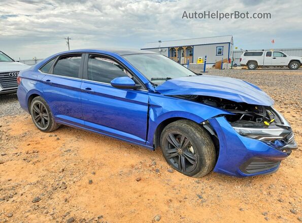 3VW7M7BU4RM067171 2024 VOLKSWAGEN JETTA Blue Przód prawy