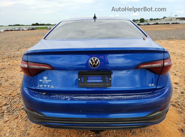 3VW7M7BU4RM067171 2024 VOLKSWAGEN JETTA Blue Widok z tyłu