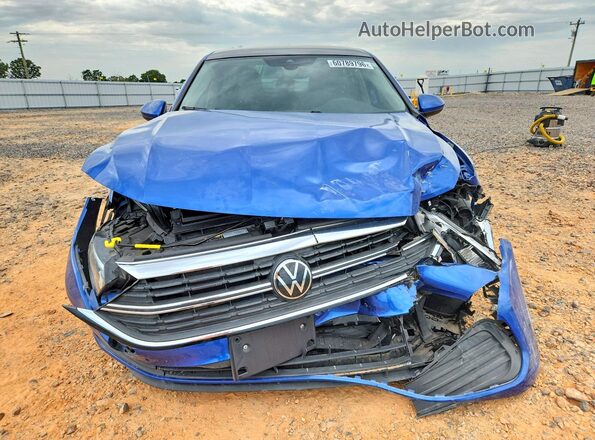 3VW7M7BU4RM067171 2024 VOLKSWAGEN JETTA Blue Widok z przodu