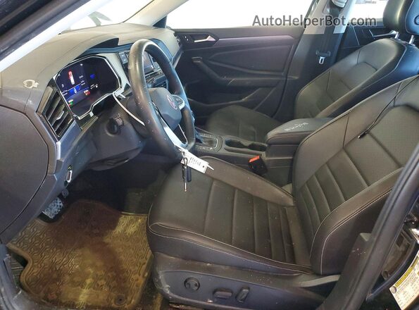 3VW7M7BU6RM095876 2024 VOLKSWAGEN JETTA Black Widok wnętrza z przodu