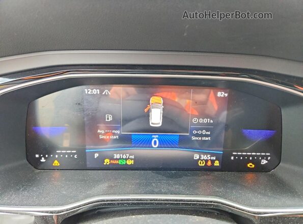 3VW7M7BU6RM098230 2024 VOLKSWAGEN JETTA Black ხელსაწყოთა პანელის ხედი