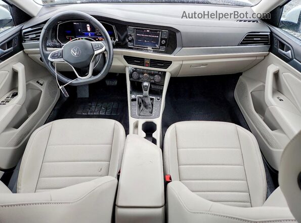 3VW7M7BU7NM021571 2022 VOLKSWAGEN JETTA White წინა პანელის ხედი