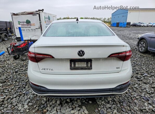 3VW7M7BU7NM021571 2022 VOLKSWAGEN JETTA White უკანა ხედი