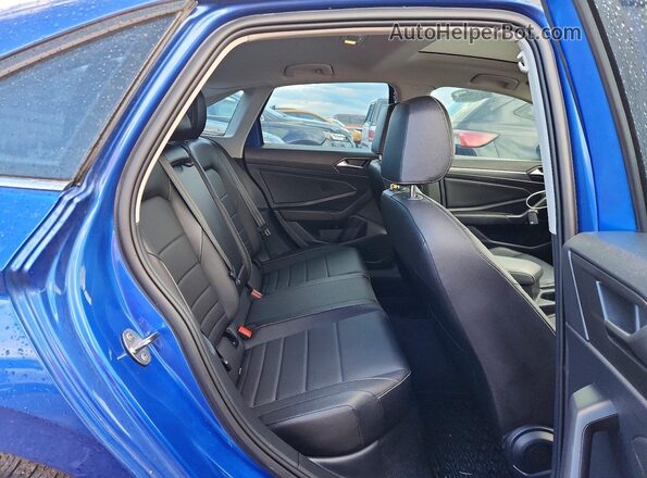 3VW7M7BU7PM051334 2023 VOLKSWAGEN JETTA Blue Вид задніх сидінь