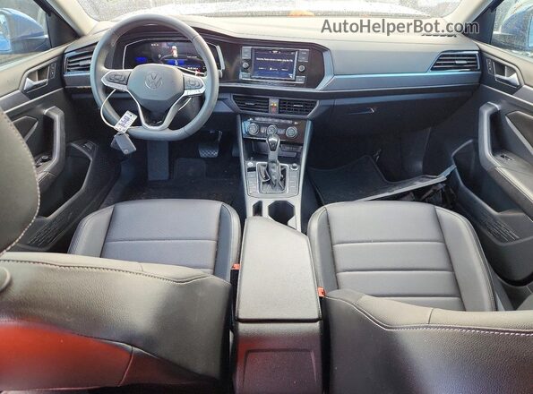 3VW7M7BU7PM051334 2023 VOLKSWAGEN JETTA Blue Вид панелі приладів
