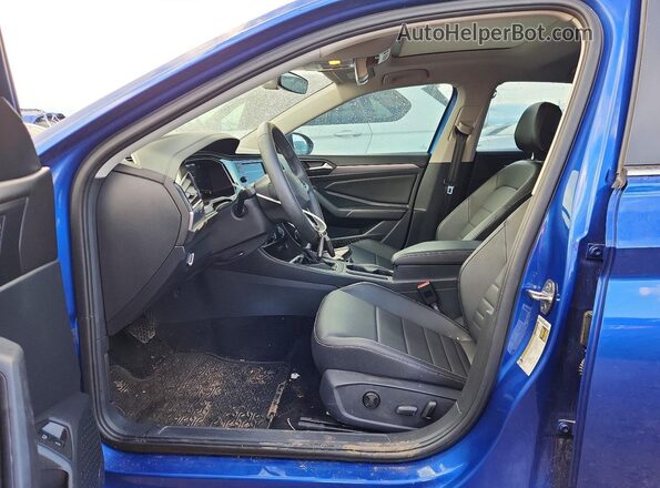 3VW7M7BU7PM051334 2023 VOLKSWAGEN JETTA Blue Вид салону спереду