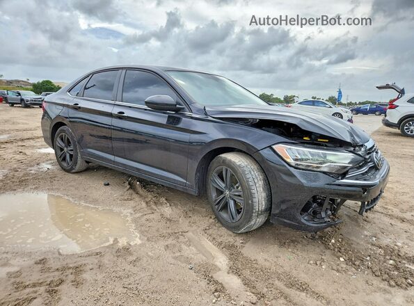 3VW7M7BU8RM070946 2024 VOLKSWAGEN JETTA Черный Передняя правая четверть